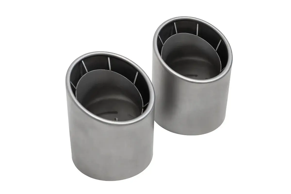 Soul Weissach-Style Titanium Bolt-On Exhaust Tips Porsche 718 Gt4 Rs / Spyder Rs 1