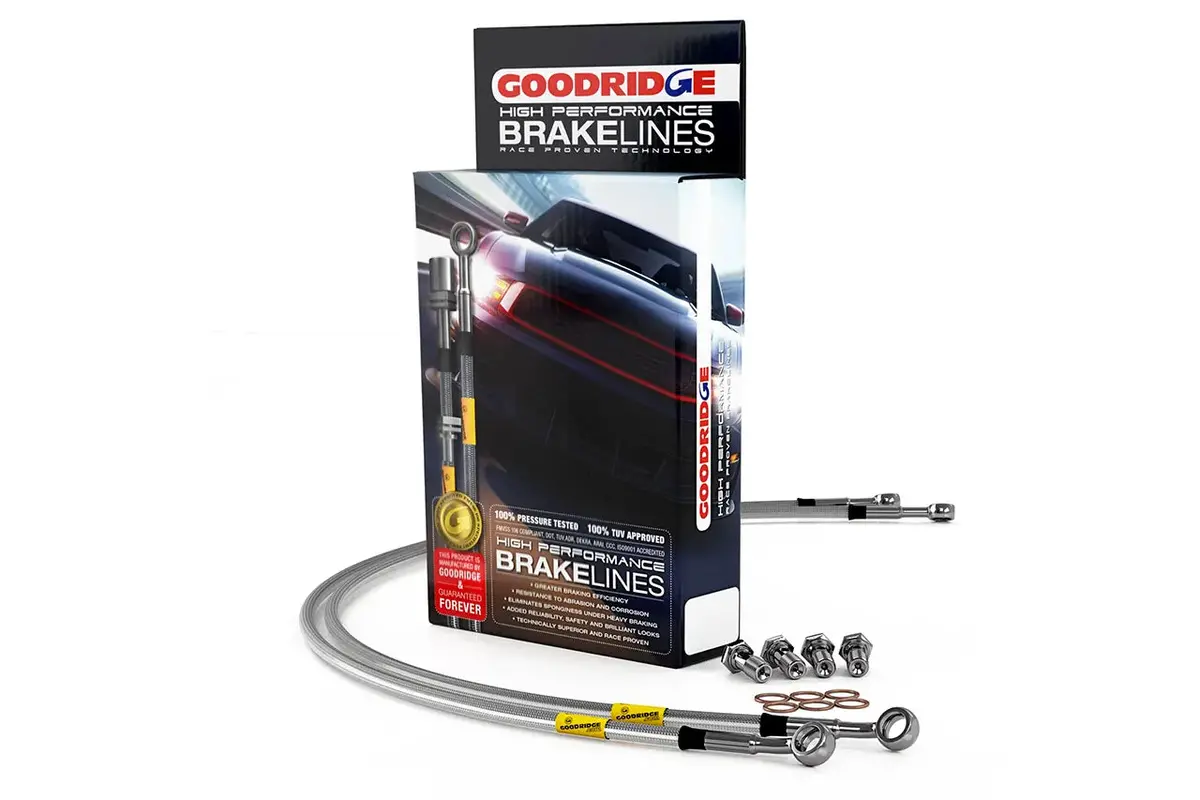 Goodridge Stainless Steel Brake Lines Porsche 987 Boxster / Cayman (2005-2012) 1