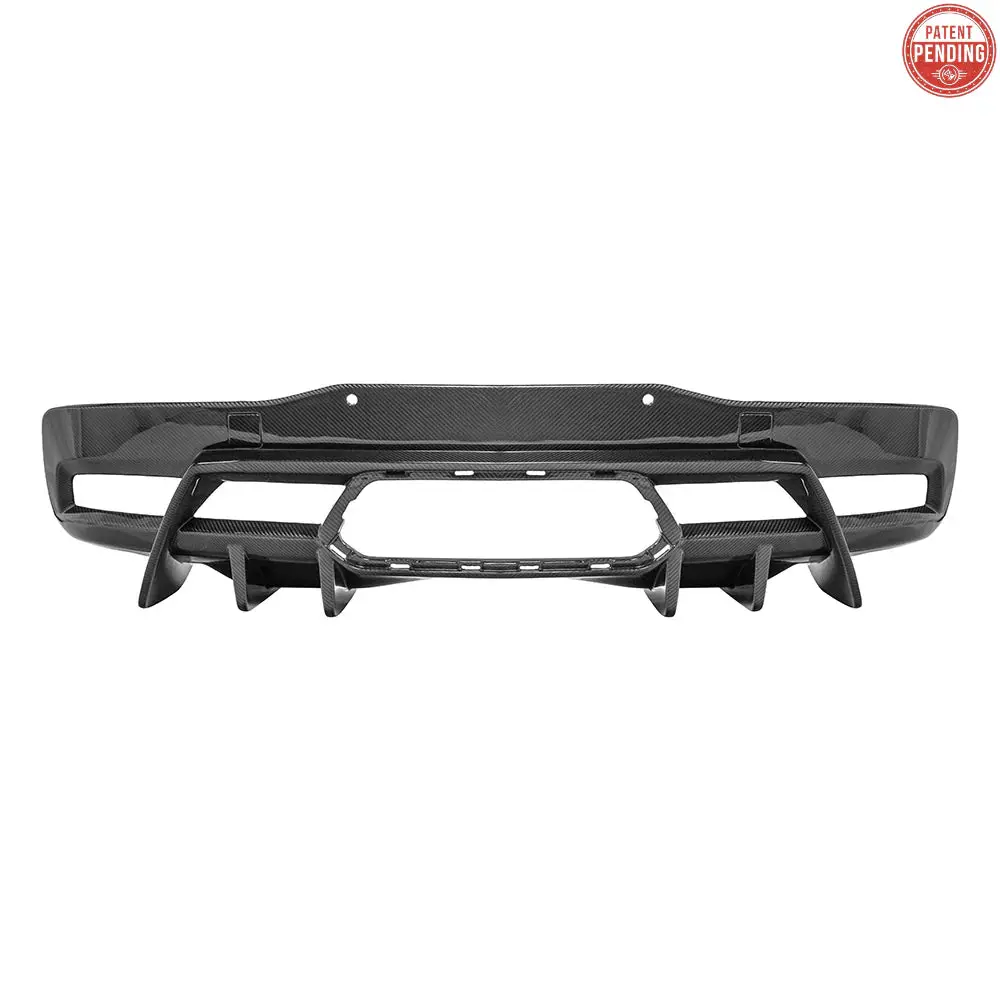 Extreme Online Store Carbon Fiber Finned Diffuser C8 Corvette Z06 (2023+) 1