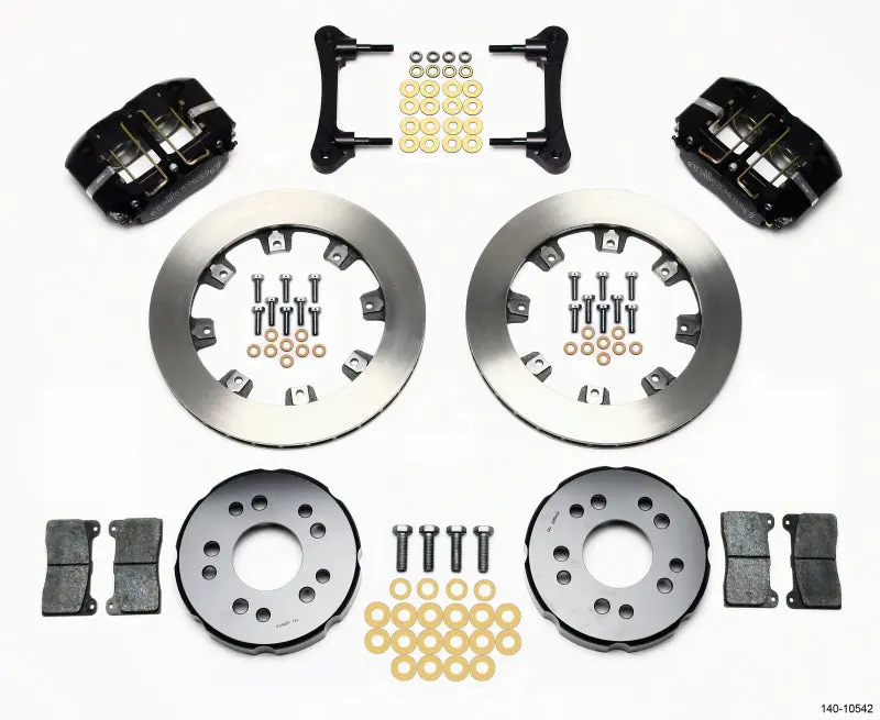 Wilwood Dynapro Radial Front Drag Kit 11.75In Vented 2005-2014 Mustang - 140-10542 1