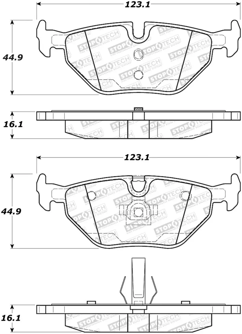 Stoptech Street Brake Pads 1