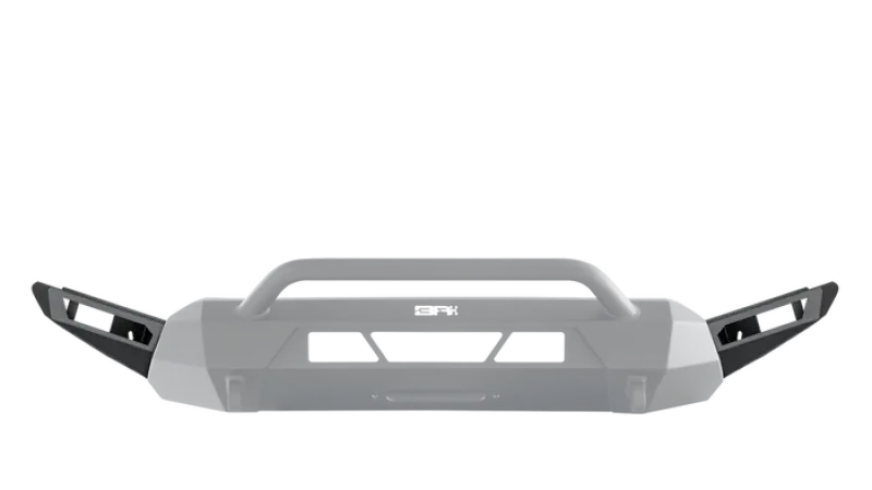 Body Armor 4X4 16-22 Toyota Tacoma Hiline Bumper High Clearance Side Wings (Black) 1