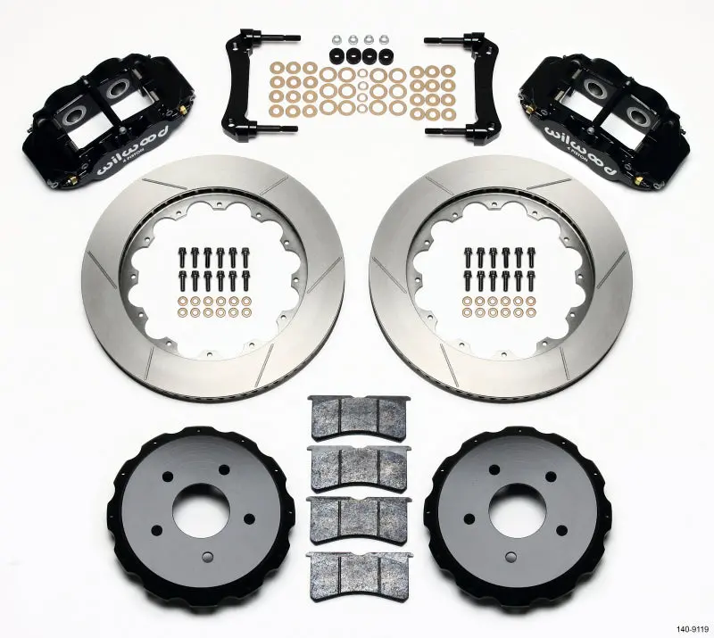Wilwood Narrow Superlite 4R Rear Kit 14.00In 97-04 Corvette C5/Z06 05-13 C6 - 140-9119 1