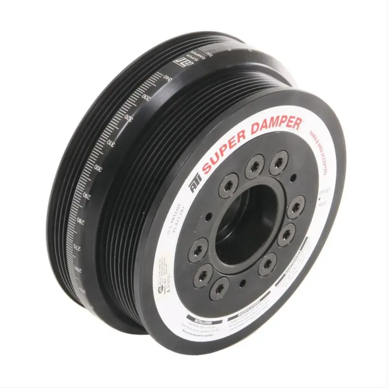 Ati Damper - 7.48In - Alum - 8/4 Grv - Ls7 - Y Body - Gen 5 Z28 - Ls3 - 10 Per Ud - Oem A/C - 3 Ring 1
