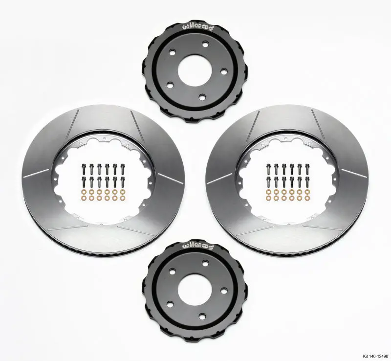 Wilwood Hat/Rotor Kit Front 06-Up Corvette C6-Z06 (2Pc Hat/Rtr) - 140-12496 1