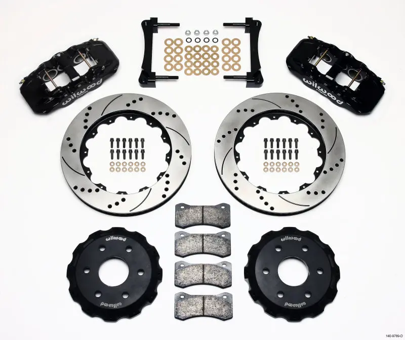 Wilwood Aero6 Front Truck Kit 14.25In Drilled 1999-2014 Gm Truck/Suv 1500 - 140-9789-D 1