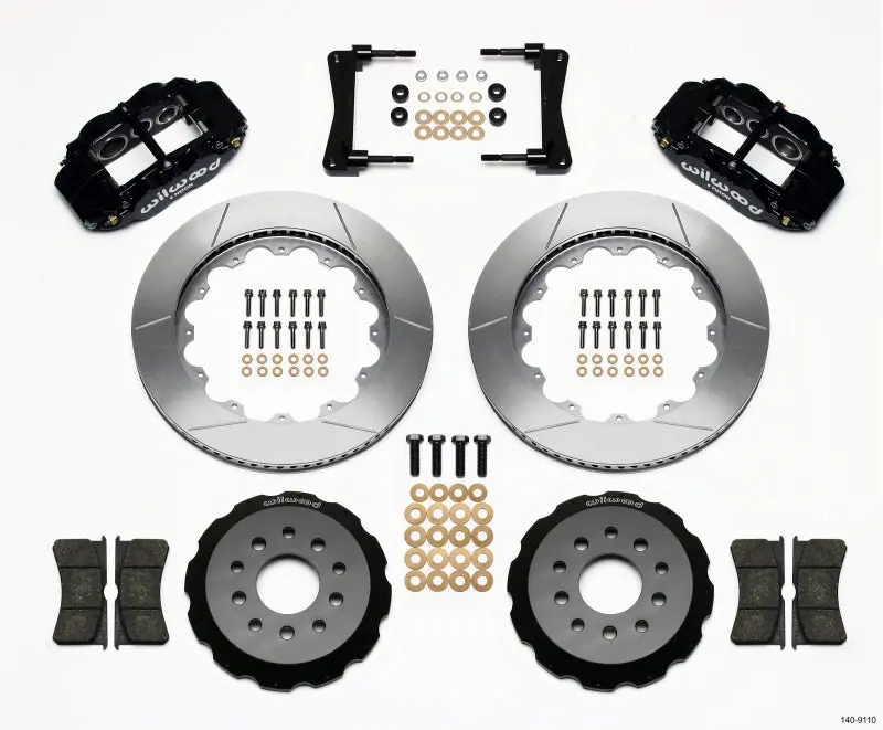 Wilwood Narrow Superlite 6R Front Hat Kit 14.00In 2005-2014 Mustang - 140-9110 1