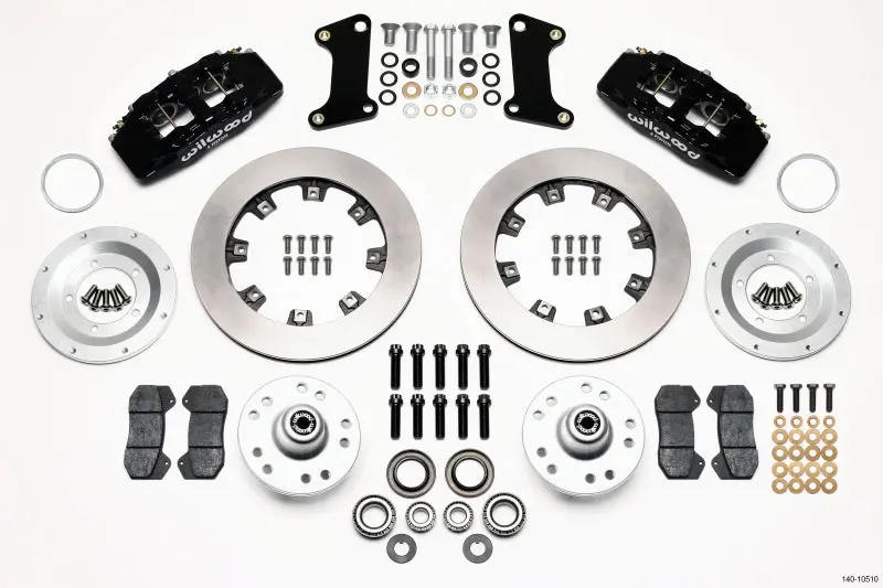 Wilwood Dynapro 6 Front Hub Kit 12.19In 67-69 Camaro 64-72 Nova Chevelle - 140-10510 1