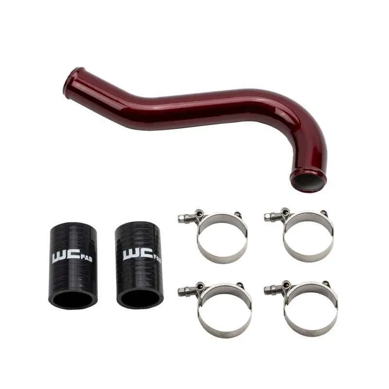 Wehrli 06-10 Chevrolet 6.6L Lbz/Lmm Duramax Upper Coolant Pipe - Flat Black 1