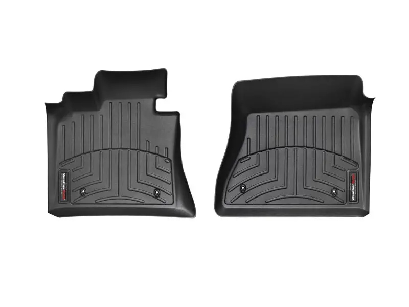 Weathertech Black Front Mats C7 Corvette (2014-2019) 1