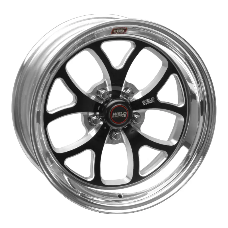 Weld S76 17X8 / 5X4.75 Bp / 4.4In. Bs Black Wheel (Low Pad) - Non-Beadlock - 76Lb7080b45a 1