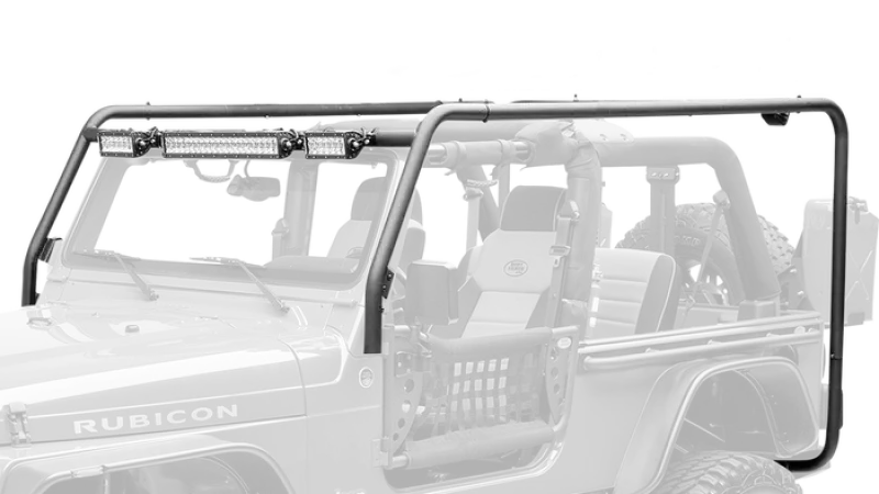 Body Armor 4X4 07-18 Jeep Wrangler Jk 2Dr Roof Rack Frame Crossbars/Rails 1