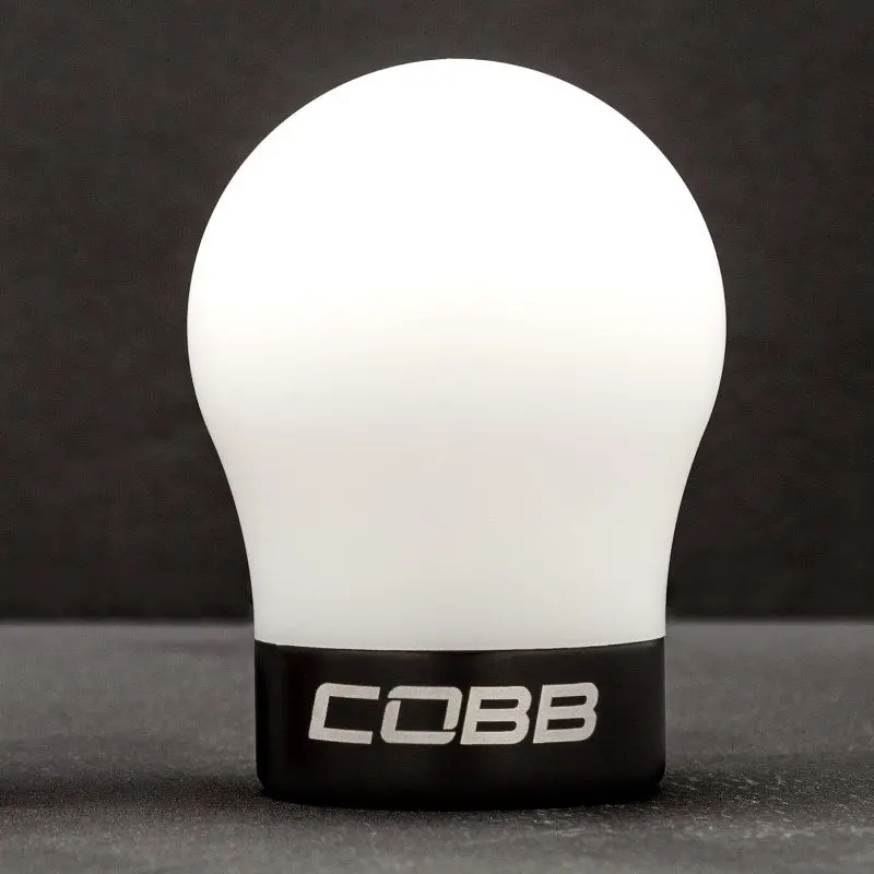 Cobb Volkswagen Black Base White Shift Knob 1