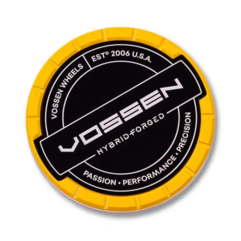 Vossen Billet Sport Cap 1.0 - Large - Hybrid Forged - Yellow 1