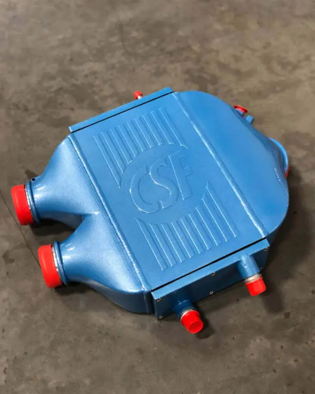 Csf 2014+ Bmw M3/M4 (F8x) Top Mount Charge-Air-Cooler - Blue Jeans 1