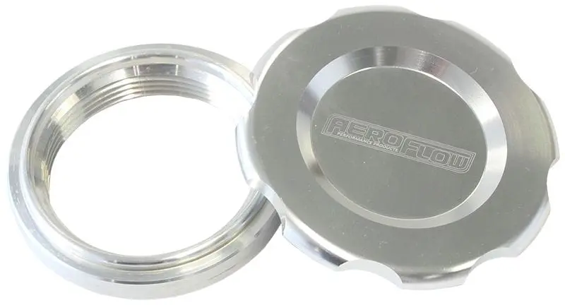 Low-Profile Billet Aluminum Filler Cap & Bung – Af465-48S Compact Reservoir Accessory 1