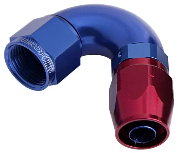 550 Series Af554-10 Full-Flow Swivel Hose End – 120°, -10An, One-Piece Construction 1