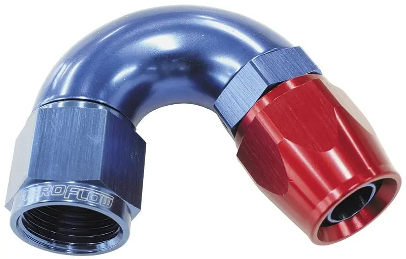 Af 575 Series Ptfe Hose End – 150° Bend, -10An, Af575-10D 1