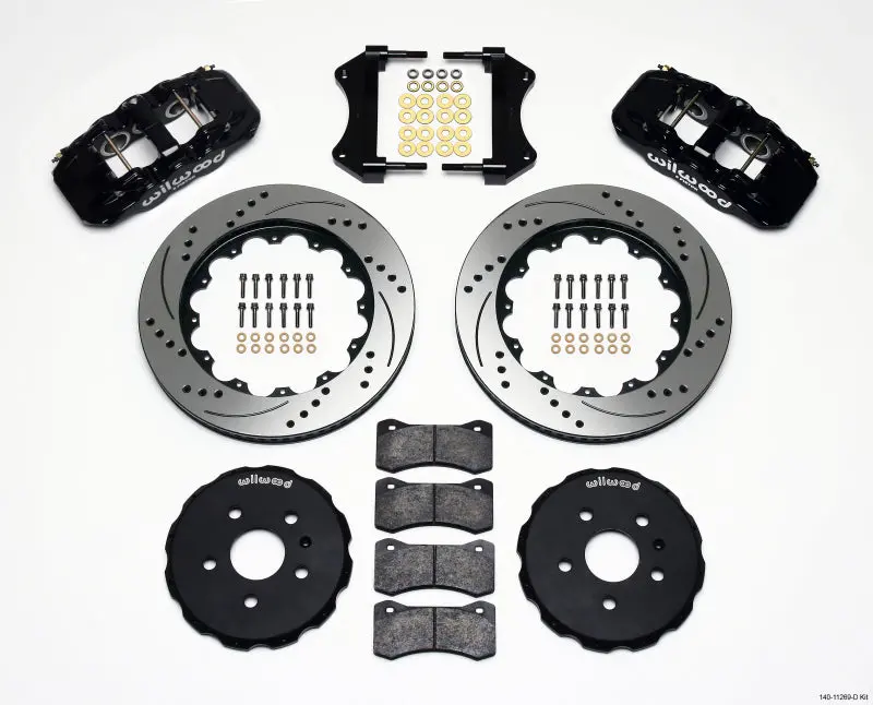 Wilwood Aero6 Front Hat Kit 14.25 Drilled 2010-2015 Camaro - 140-11269-D 1