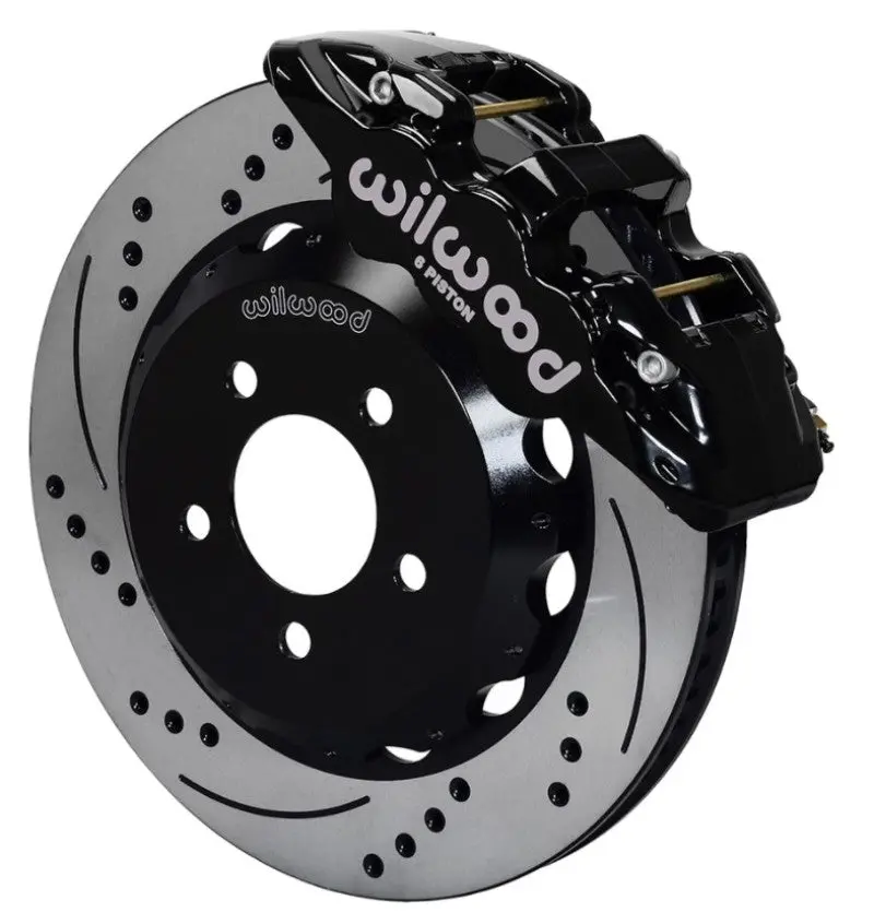 Wilwood Aero6 Front Hat Kit 15.00 Drilled 2016-Up Camaro W/Lines - 140-14289-D 1
