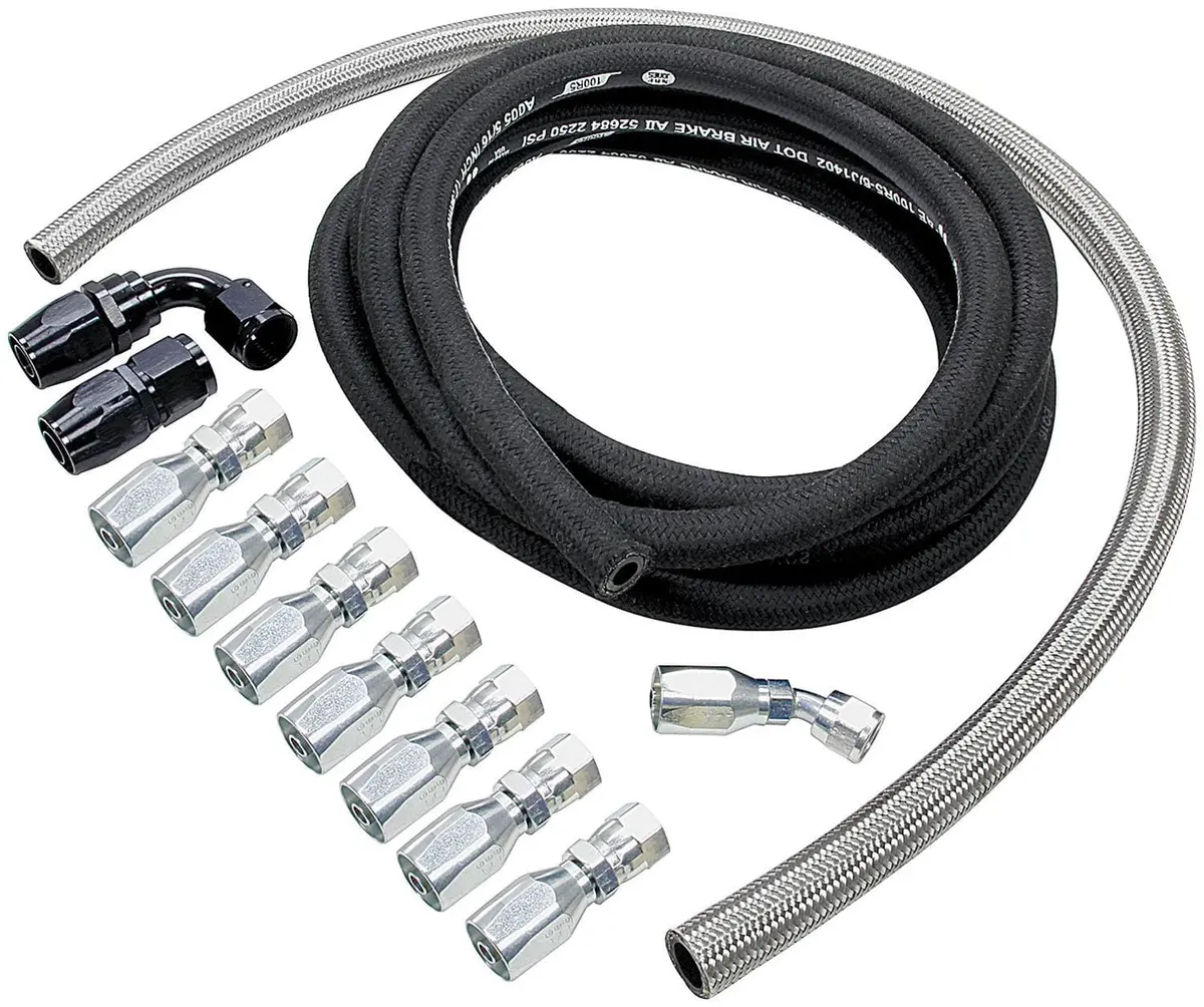 Allstar Performance All48200 Power Steering Hose Kit — Universal Fit 1