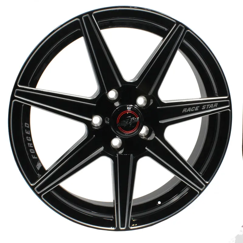 Race Star 72 Valstar 17X4.5 / 5X4.50Bc / 2Bs / 3.072In Cb / Black W/Machined Accents Wheel 1