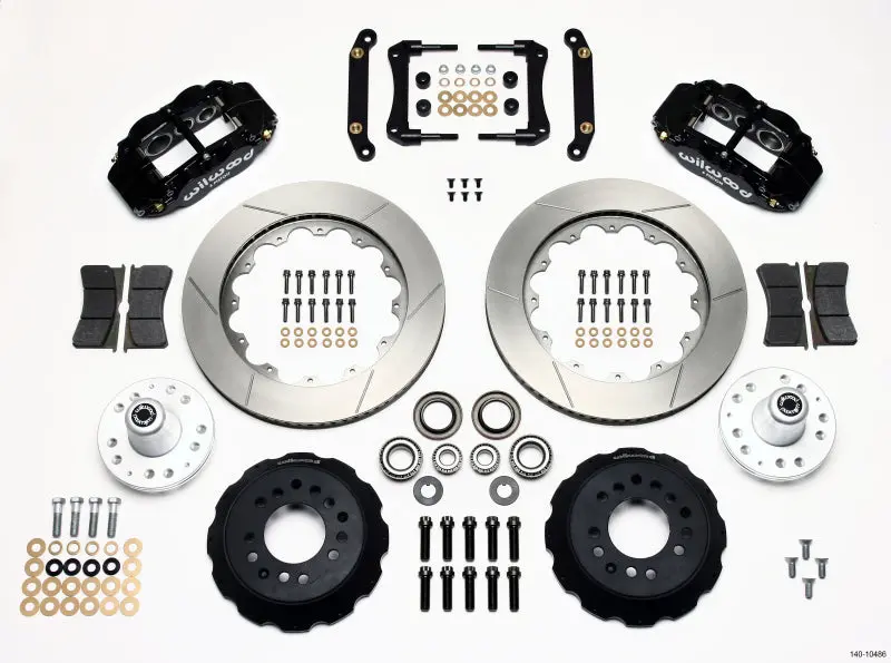 Wilwood Narrow Superlite 6R Front Hub Kit 14.00In 70-78 Camaro - 140-10486 1