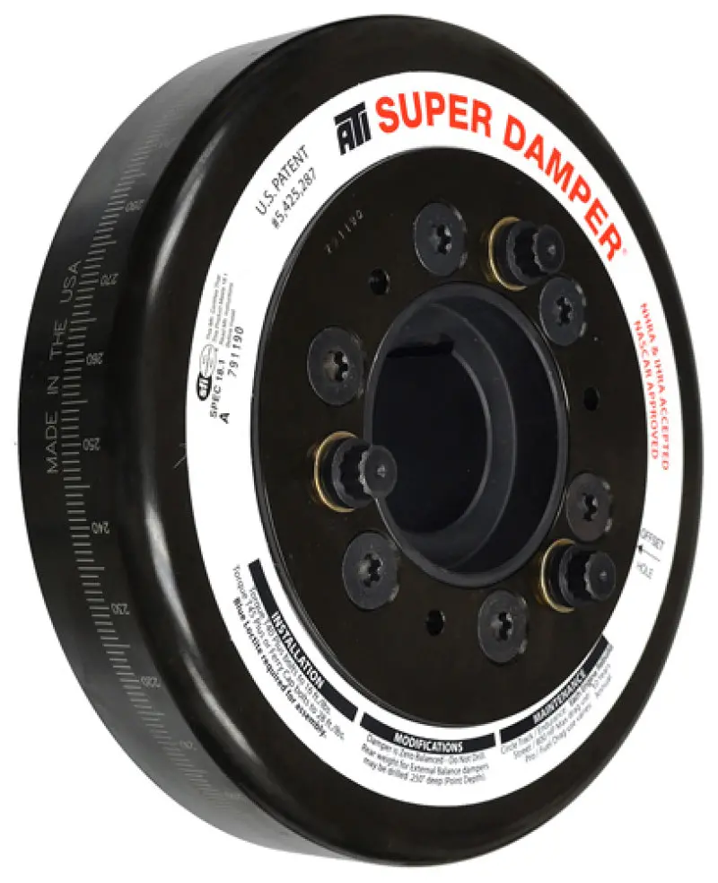 Ati Damper - 7.074In - Steel - Chevy Bb - 3 Ring 1