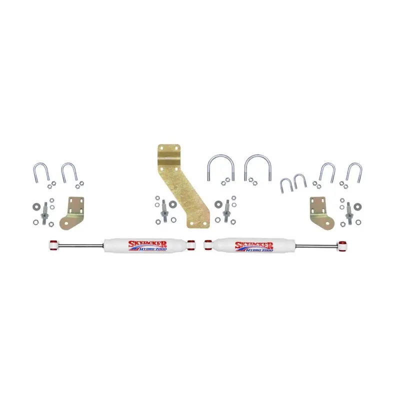 Skyjacker 66-77 Ford Bronco 4Wd 7000 Dual Stabilizer Kit W/ White Cylinders 1