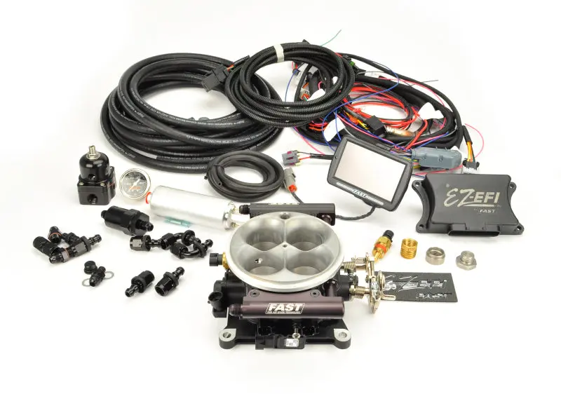 Fast Efi Throttle Body Fuel Injection Self Tuning Speed Density 4-Barrel Kit 1