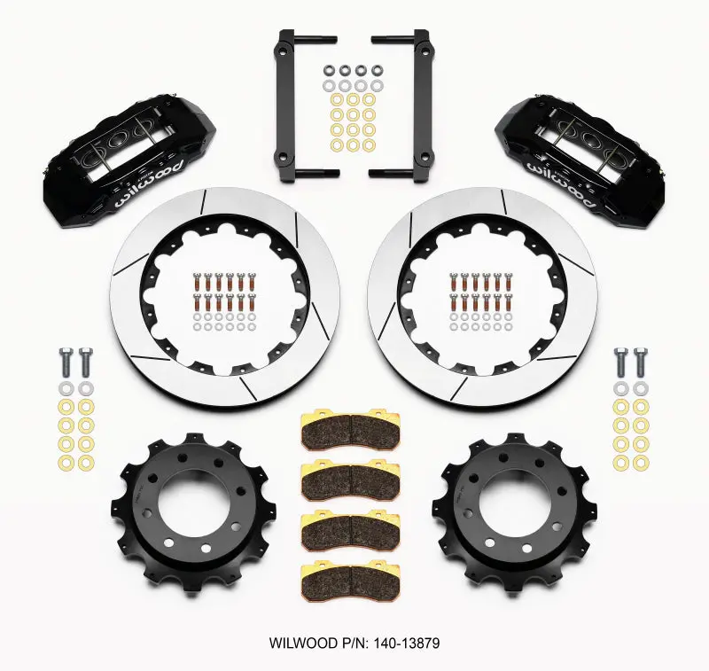 Wilwood Tx6r Rear Kit 16.00In Black 1999-2010 Gm Trk 2500 Hd 4.84 Cntr - 140-13879 1