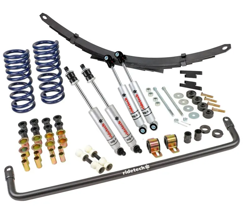Ridetech 63-82 Chevrolet Corvette Streetgrip Suspension System W/ Rq-S Shocks & Steel Leaf Spring 1