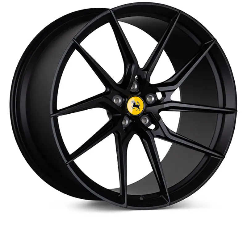 Vossen X Novitec Nf8 22X12 Et:33 Satin Black Ferrari 488 / F8 Rear Wheel 1