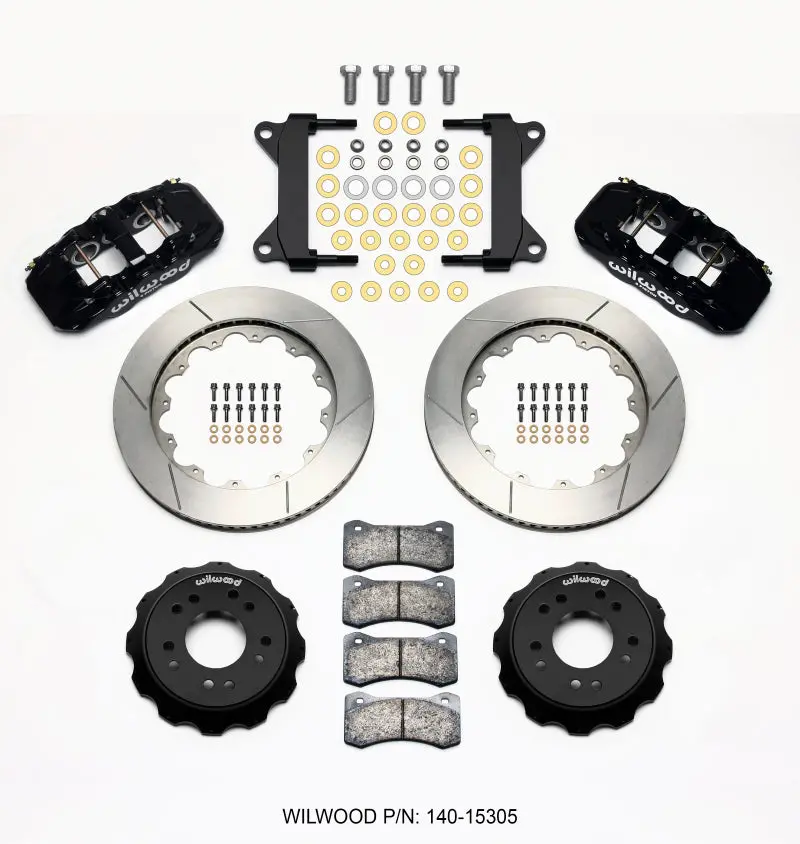 Wilwood Aero6 Front Hat Kit 14.00 63-87 C10 W/ Wilwood Pro Spindles - 140-15305 1