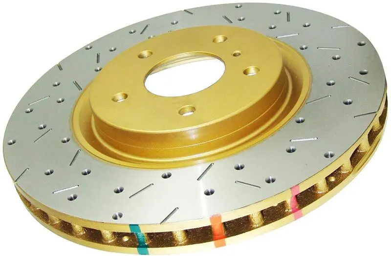 Dba 03-10 Pontiac Vibe Rear Rotor Fwd Front 4000 Series Drilled & Slotted Rotor 2