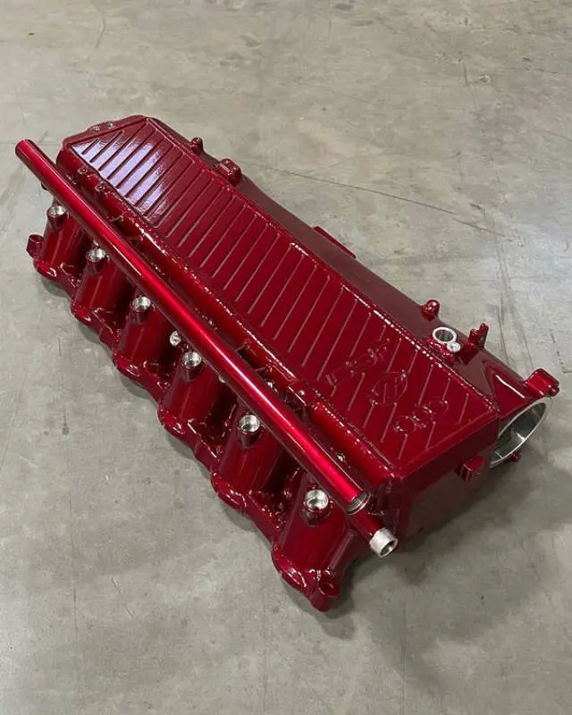 Csf Toyota A90/A91 Supra/ Bmw G-Series B58 Charge-Air Cooler Manifold - Illusion Cherry 1