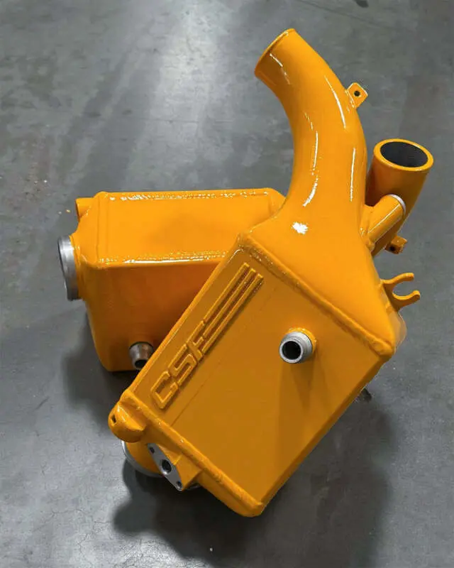 Csf 2025+ Bmw G90 M5 / G99 M5 Touring Charge Air Cooler - Nitro Yellow 1