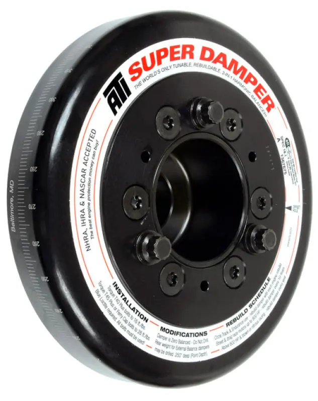 Ati Damper - 7.074In - Alum - 7 Grv - Toyota 1Gr-Fe - 10 Percent Ud Pulley - 1Pc 1