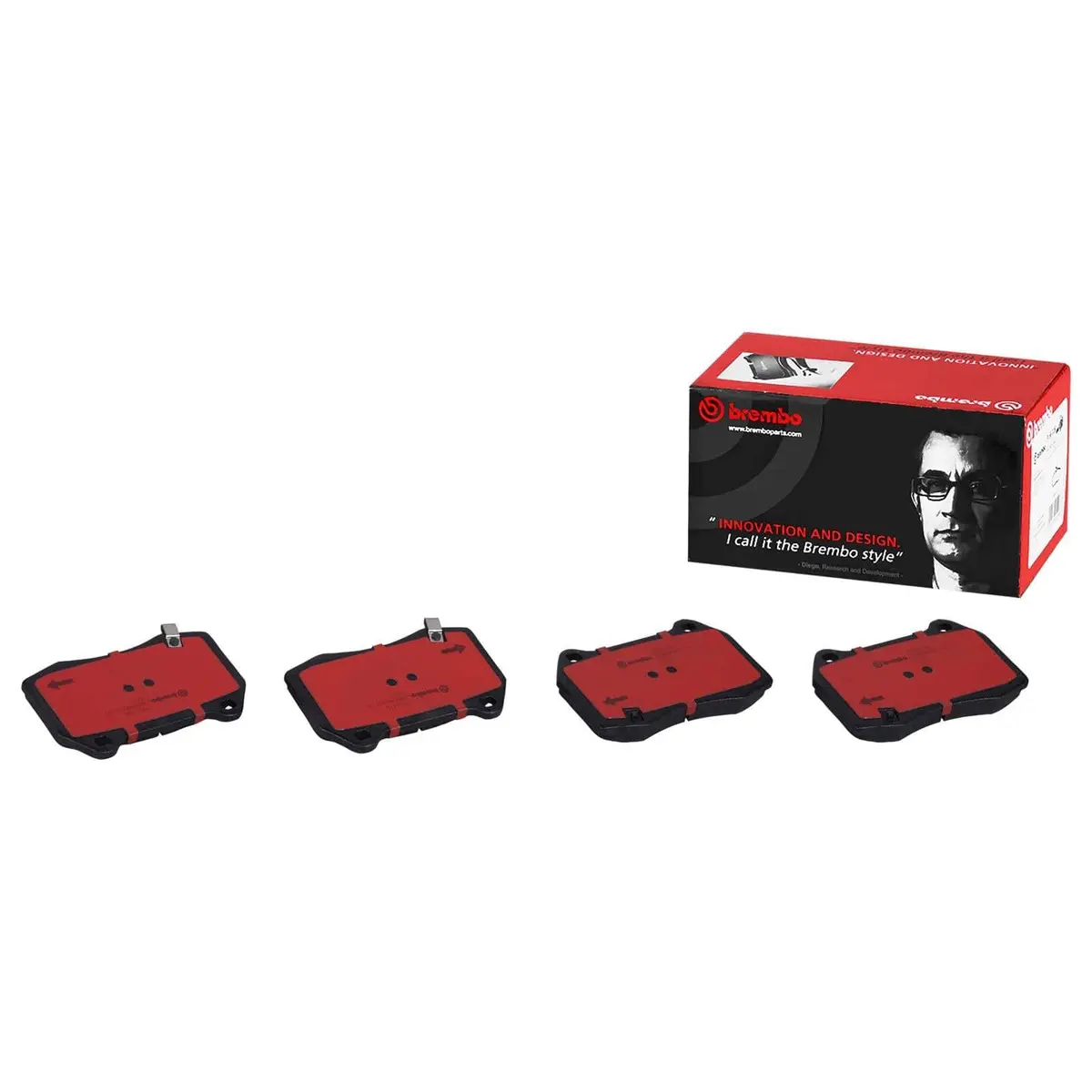 Brembo Nao Ceramic Brake Pads – Low-Dust, High-Torque Replacement (P56047N) 1