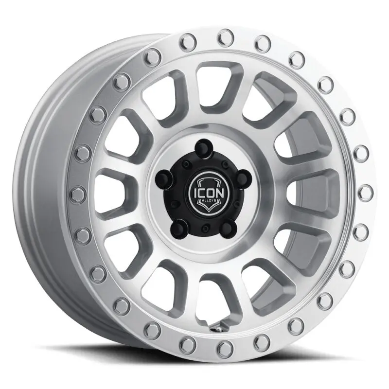 Icon Hulse 18X9 6X135 6Mm Offset 5.25In Bs Silver Machined 1
