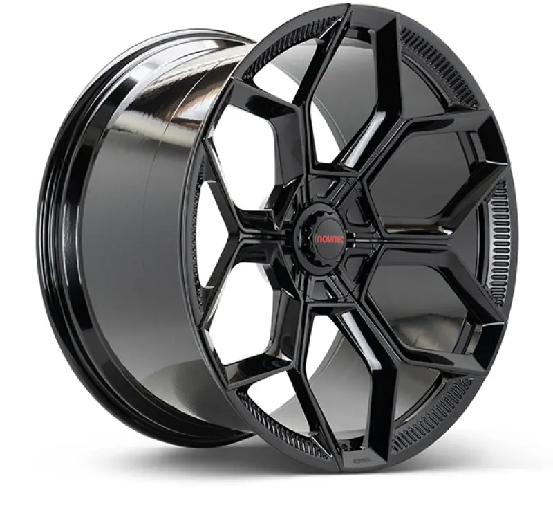 Vossen X Novitec Nl5-5L 21X9.5 Et:30 Gloss Black Lamborghini Revuelto Front Wheel 1