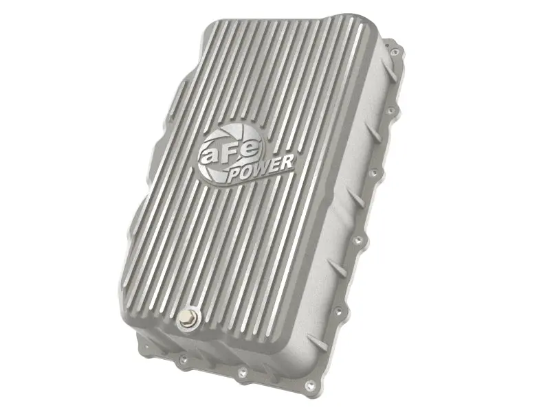 Afe 20-26 Gm Trucks L6 3.0L Transmission Pan - Raw / Machined Fins 1