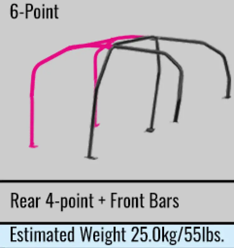Cusco Steel Roll Cage 6 Point 4 Passenger Through Dash 2015 Subaru Wrx / Sti 1