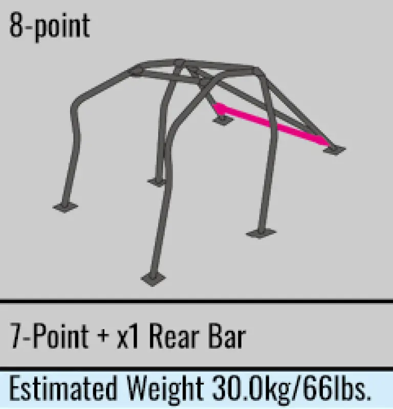 Cusco Steel Roll Cage 8 Point 2 Passenger Escape Dash 2015 Subaru Wrx / Sti 1