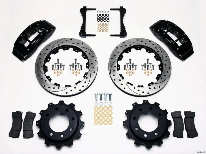 Wilwood Tc6r Rear Kit 16.00In Drilled 1999-2010 Gm H2 / 2500 4.63 Cntr - 140-9405-D 1