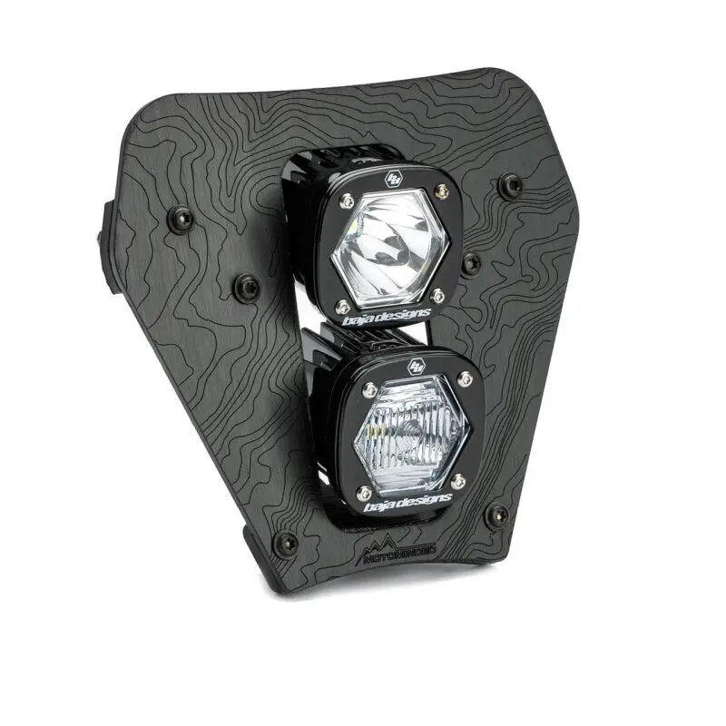 Baja Designs 24-25 Ktm Xcf-W/Ec Dual S1 Gemini (D/C) Led Headlight Kit - Clear 1