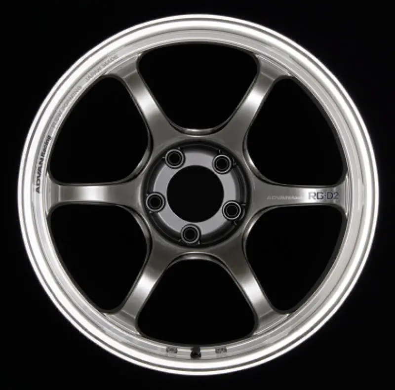 Advan Rg-D2 18X9 +00 6-139.7 Machining & Racing Hyper Black Wheel 1