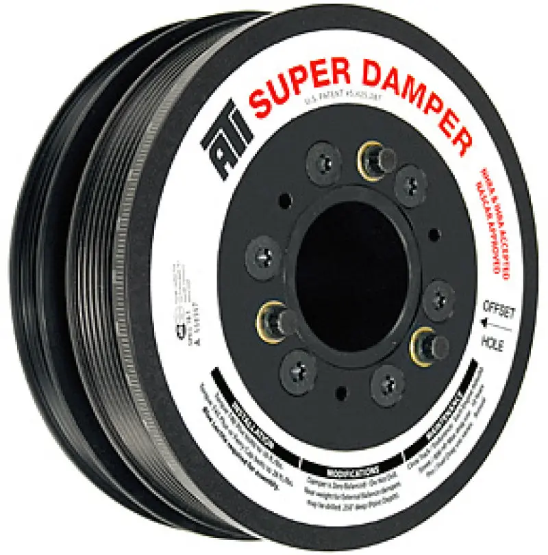 Ati Damper - 6.78In - Alum - 6 Grv - 10 Percent Ud - Ls1/Ls2 - F & V Body - No A/C - 3 Ring 1