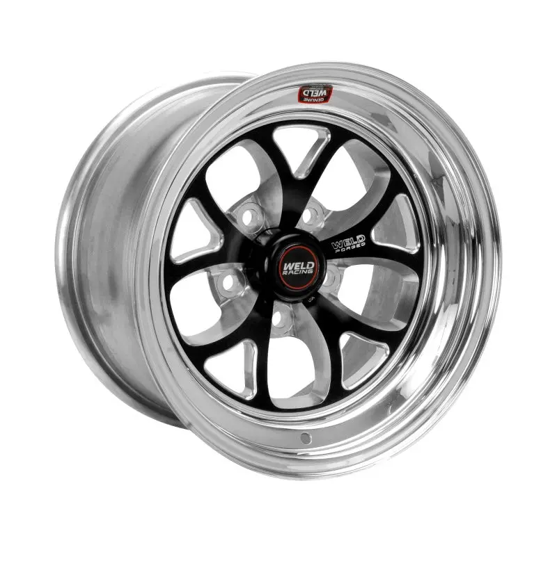 Weld S76 15X10 / 5X4.75 Bp / 7.5In. Bs Black Wheel (Medium Pad) - Non-Beadlock - 76Mb-510B75a 1