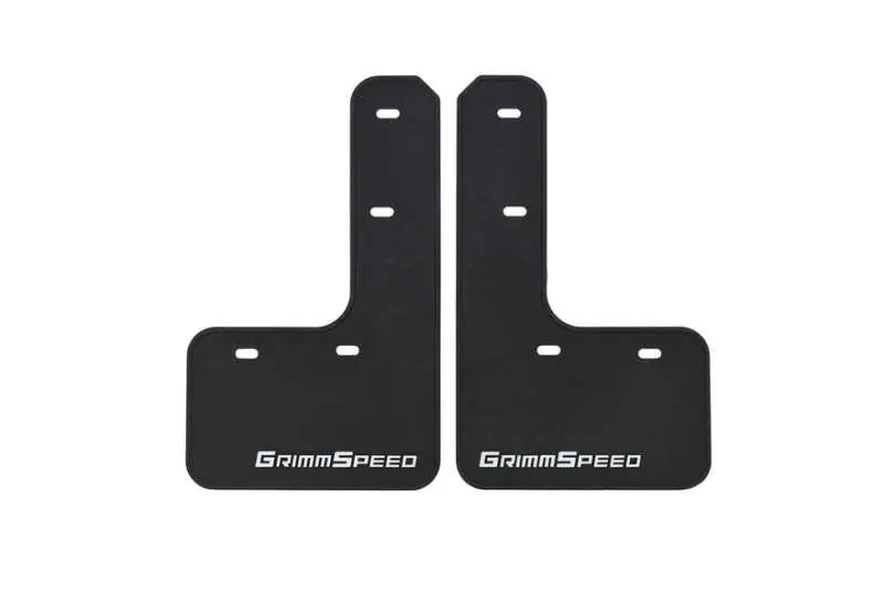 Grimmspeed 15-21 Subaru Wrx/Sti Mudflaps - Black W/ Red Lettering 1